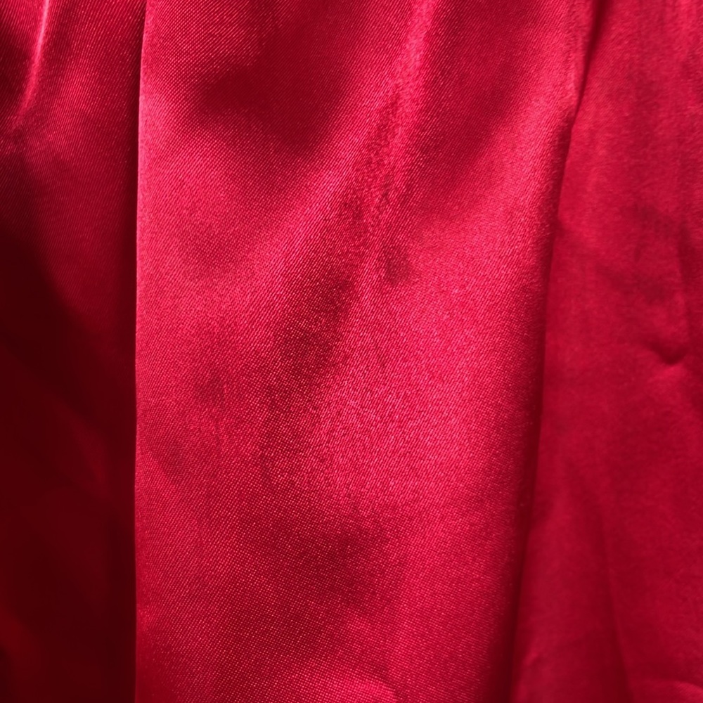 Vintage Gilligan & O’Malley Women’s M Red Two Piece Polyester Sleep set grandma - Picture 6 of 11